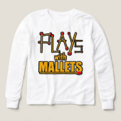 Speelt met mallets (Voorkant)
