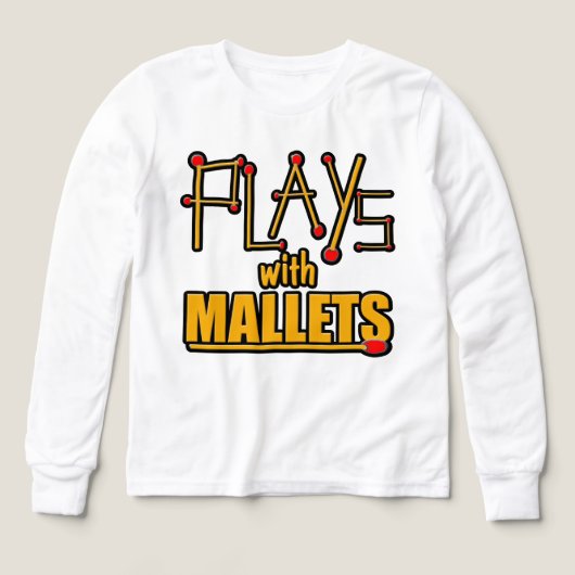 Speelt met mallets (Voorkant)