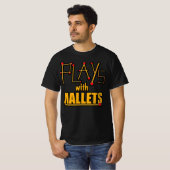 Speelt met mallets t-shirt (Voorkant volledig)