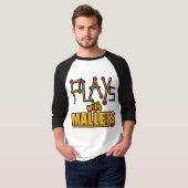 Speelt met mallets t-shirt (Voorkant volledig)