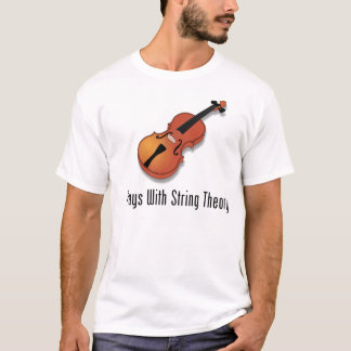 Speelt met tekenreektheorie af - Violin T-shirt