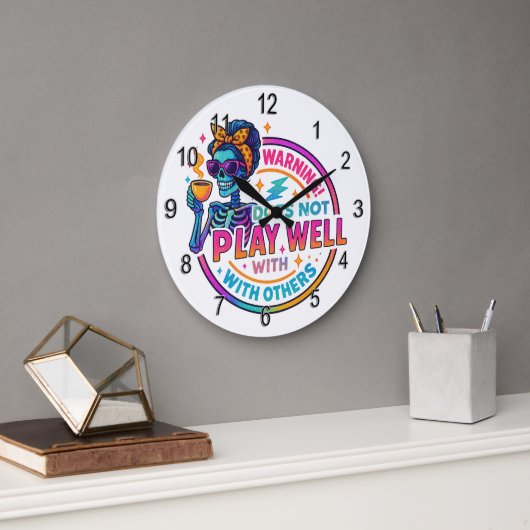 Speelt niet goed… grote klok (Kantoor)