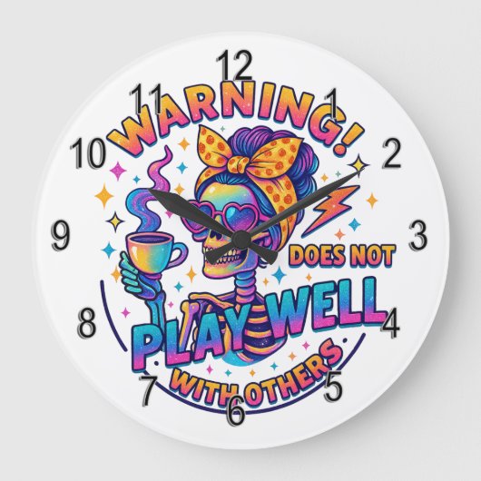 Speelt niet goed… grote klok (Voorkant)