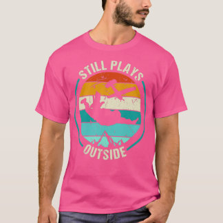 Speelt nog steeds af buiten Skydiver Paragliding P T-shirt