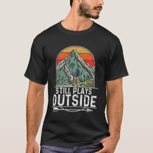 Speelt nog steeds buiten Camg Wandelkamp Wandeling T-shirt