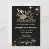 Speelt nog steeds in Dirt Gardening 90th Verjaarda Kaart (Voorkant)