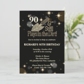 Speelt nog steeds in Dirt Gardening 90th Verjaarda Kaart (Staand voorkant)