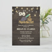 Speelt nog steeds in Dirt Rustic Gardening 90th Ve Kaart (Staand voorkant)