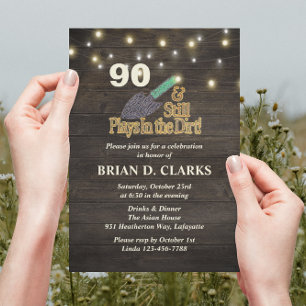 Speelt nog steeds in Dirt Rustic Gardening 90th Ve Kaart