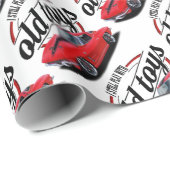 Speelt nog steeds met corvettes cadeaupapier (Rol Hoek)