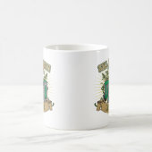 Speelt nog steeds met groene trekkers koffiemok (Center)