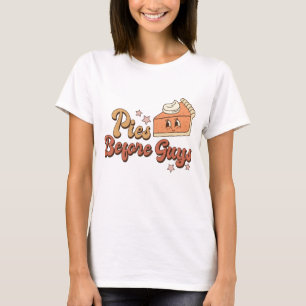 Speelt voor jongens Funny Retro Thanksgiving T-Shi T-shirt