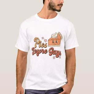 Speelt voor jongens Funny Retro Thanksgiving T-Shi T-shirt
