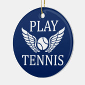 Speeltennis Keramisch Ornament (Links)