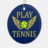 Speeltennis Keramisch Ornament (Links)