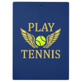 Speeltennis Klembord (Achterkant)