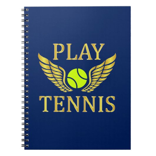 Speeltennis Notitieboek (Voorkant)