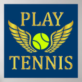 Speeltennis Poster (Voorkant)