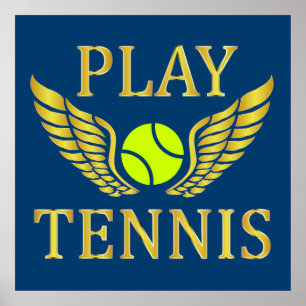 Speeltennis Poster