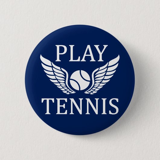 Speeltennis Ronde Button 5,7 Cm (Voorkant)