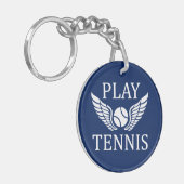 Speeltennis Sleutelhanger (Voorkant Links)