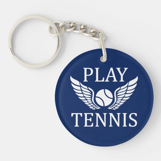 Speeltennis Sleutelhanger (Voorkant)