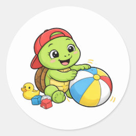 Speeltijdpret Ronde Sticker