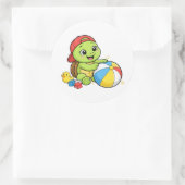 Speeltijdpret Ronde Sticker (Tas)