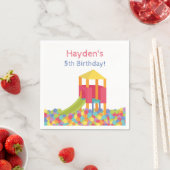 Speeltuin Ball Pits Kind Verjaardagsfeest Servette Servetten (Insitu)