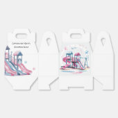 Speeltuin dia's Super Leuke Verjaardag Bash Bedankdoosjes (Ongevouwen)