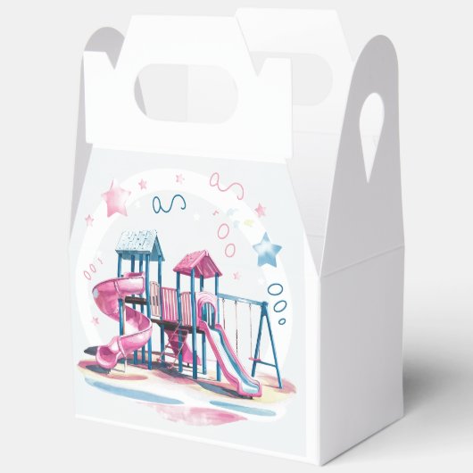 Speeltuin dia's Super Leuke Verjaardag Bash Bedankdoosjes (Open)