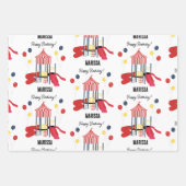 Speeltuin Kinder Jongens Meisjes Verjaardag Aangep Inpakpapier Vel (Voorkant 2)