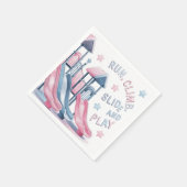 Speeltuin Leuke Verjaardag Bash Servet (Hoek)