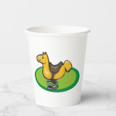 Speeltuin Paard Spring Rider Papieren Bekers (Voorkant)