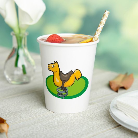 Speeltuin Paard Spring Rider Papieren Bekers