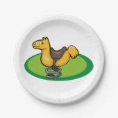 Speeltuin Paard Spring Rider Papieren Bordje (Voorkant)