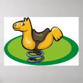 Speeltuin Paard Spring Rider Poster (Voorkant)