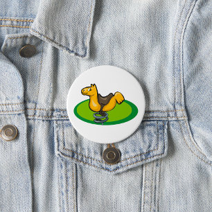 Speeltuin Paard Spring Rider Ronde Button 7,6 Cm