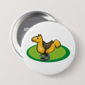Speeltuin Paard Spring Rider Ronde Button 7,6 Cm (Voorkant /achterkant)