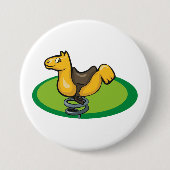 Speeltuin Paard Spring Rider Ronde Button 7,6 Cm (Voorkant)