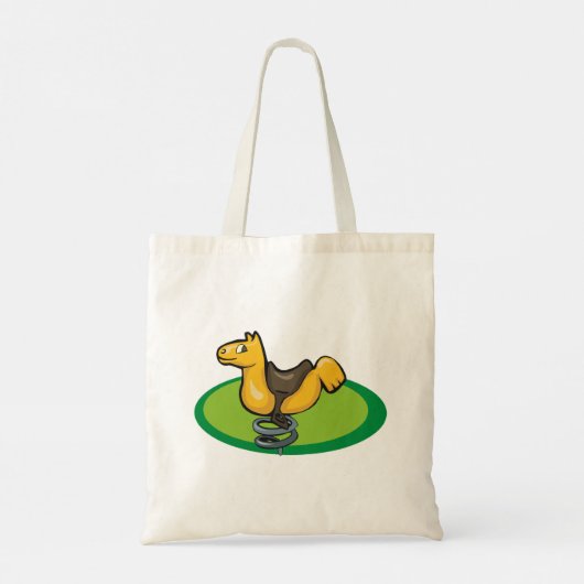 Speeltuin Paard Spring Rider Tote Bag (Achterkant)