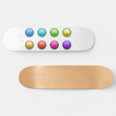 Speeltuin Skateboarder Button Ball Bubble 3D Persoonlijk Skateboard (Horizontaal)