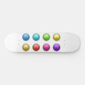 Speeltuin Skateboarder Button Ball Bubble 3D Persoonlijk Skateboard (Horizontaal)