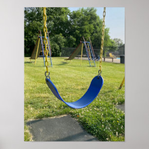Speeltuin Swing Poster