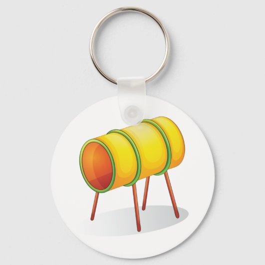 Speeltuin Tunnel Tube Kinder activiteiten Sleutelhanger (Voorkant)
