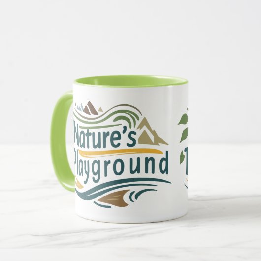 speeltuin van de natuur mok (Voorkant links)