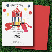 Speeltuin Verjaardagsfeest in het Kinder Park Kaart