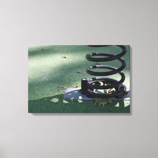 Speeltuin voor kinderen 16 Metal Spring Canvas Afdruk (Voorkant)