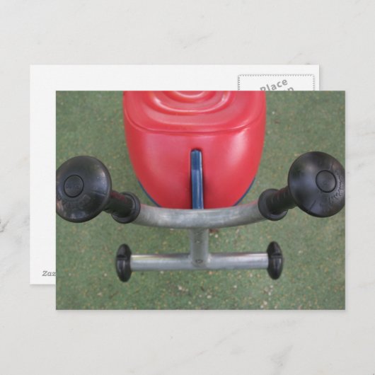 Speeltuin voor kinderen 22 Red Teeter-totter pc Briefkaart (Voorkant / Achterkant)