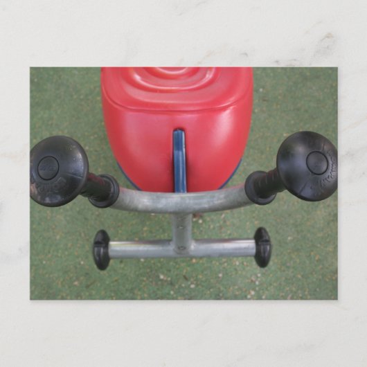Speeltuin voor kinderen 22 Red Teeter-totter pc Briefkaart (Voorkant)